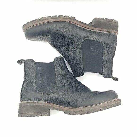 ECCO Black Leather Cheslea Boots - EU 38 - Picture 5 of 6